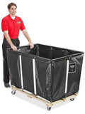 Uline H-1580BL Vinyl Basket Truck 20 Bushel